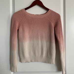 Pink Ombré Sweater